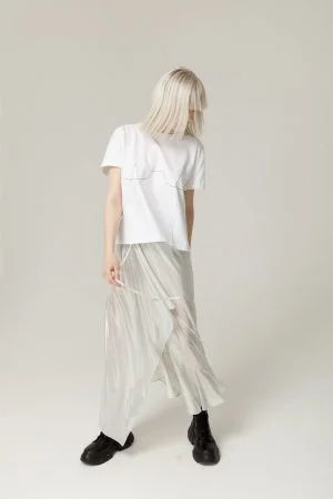 FUSTA DESIRE SILVER - Cămașă populară pentru femei