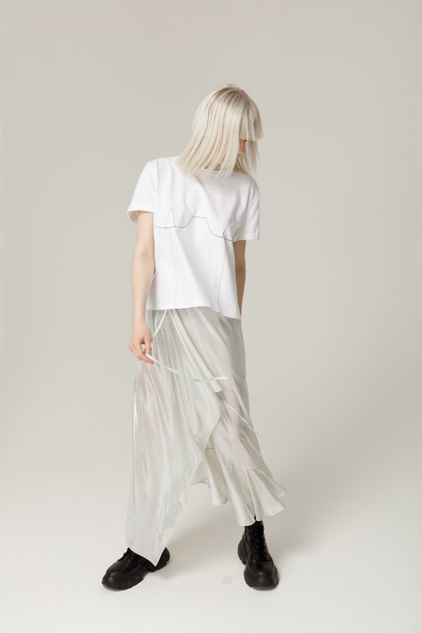 DESIRE SKIRT SILVER - Popular Women's SHIRT