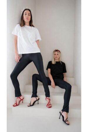 Lace Illusion T-Shirt White