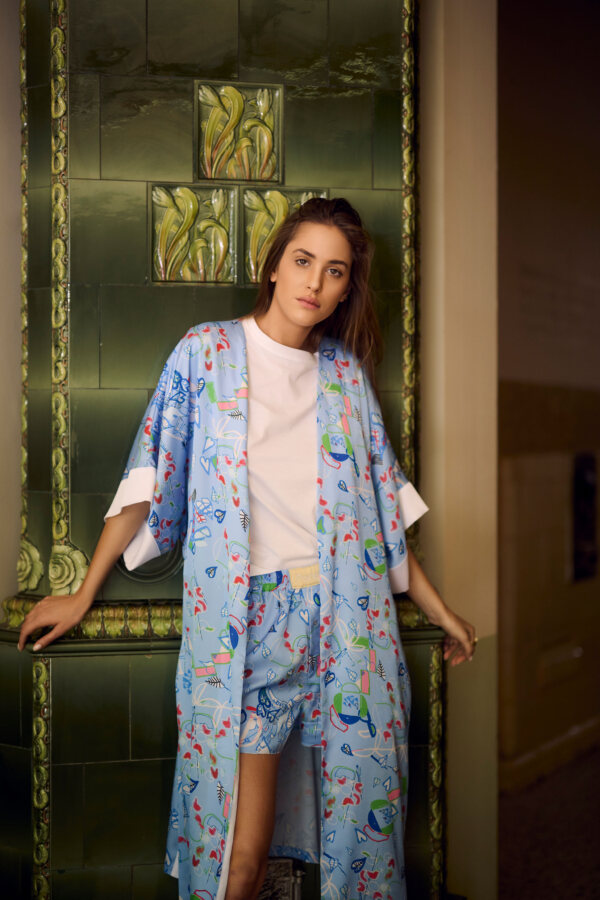 SEASHORE KIMONO SET - imagine 2