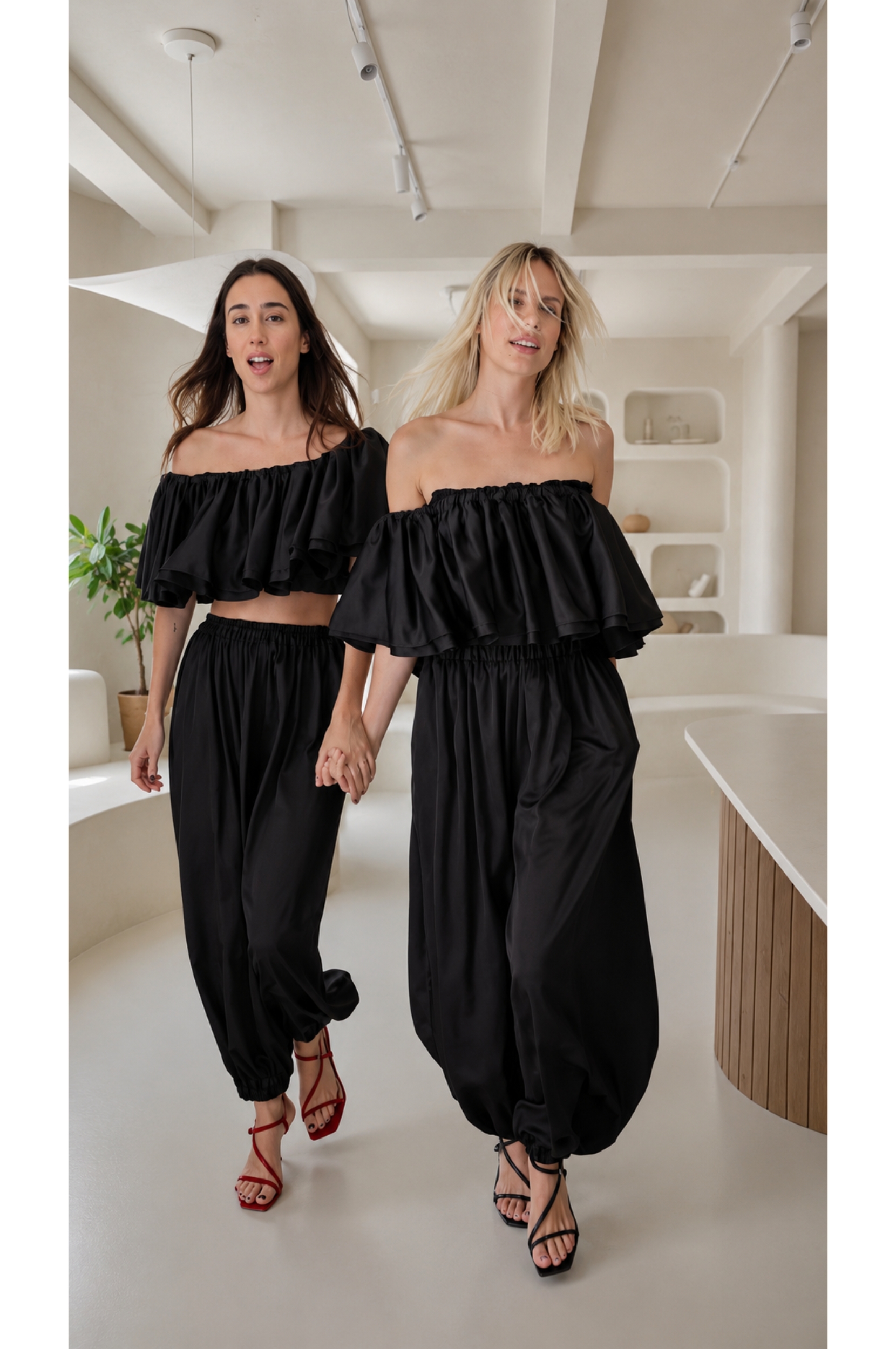 Ruffle Crop Top