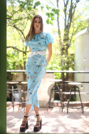 ROCHIE BABY BLUE - Rochie de dama Made in Romania