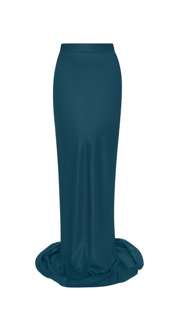 POSH SKIRT DARK AQUA - Image 2