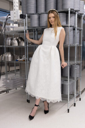 Ivory Reverie Midi Dress