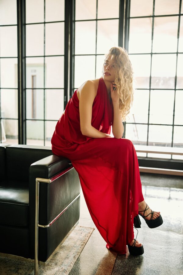 POSH SKIRT RED - Image 3
