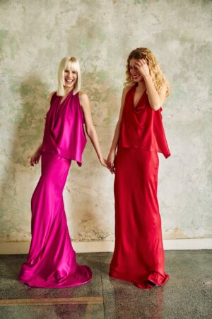 POSH SKIRT MAGENTA - Fusta de dama superba