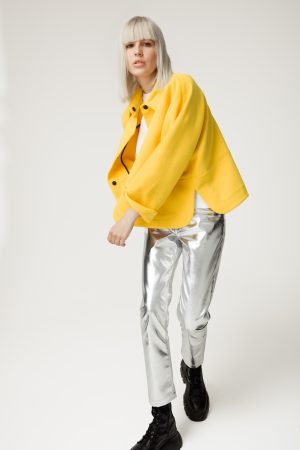 Alexa Jacket Yellow - Handcrafted Women's Jacket